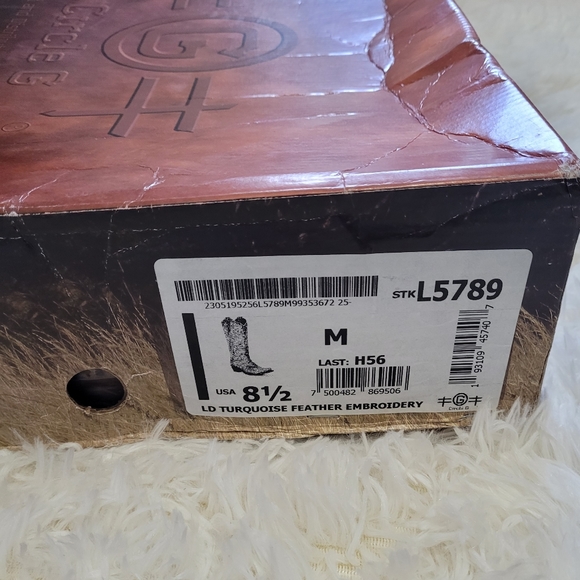 Circle G by Corral Western Boots NWT Size 8.5 - Picture 2 of 11